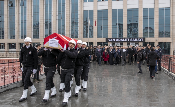 Vefat eden Cumhuriyet Savcısı için tören düzenlendi