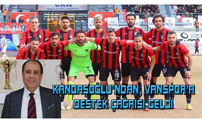 Kandaşoğlu: Herkesin Vanspor'u desteklemesi şart