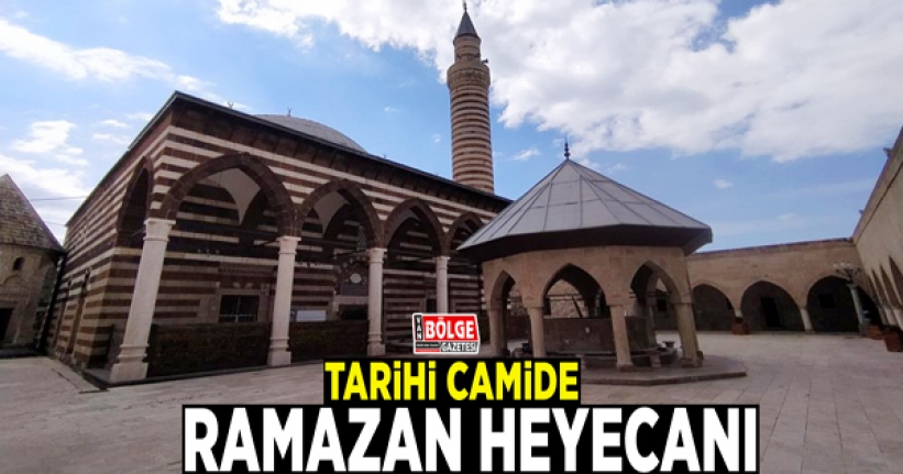 Tarihi camide Ramazan heyecanı