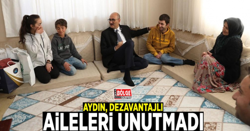 Aydın, dezavantajlı aileleri unutmadı