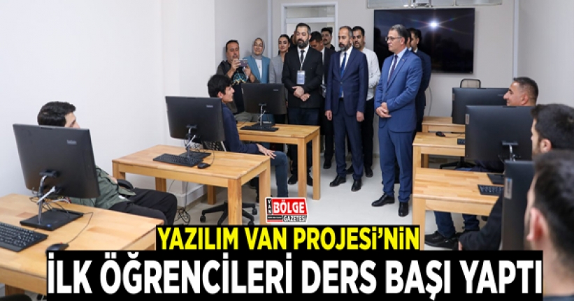 Yazılım Van Projesi’nin ilk öğrencileri ders başı yaptı