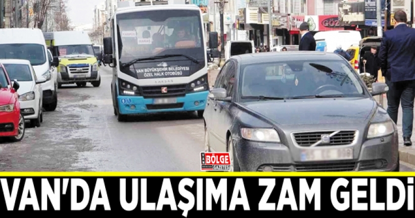 Van'da ulaşıma zam geldi