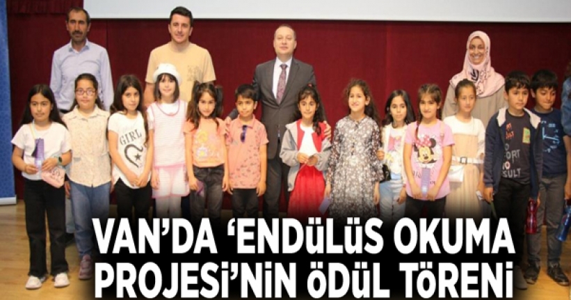 Van’da ‘Endülüs Okuma Projesi’nin ödül töreni