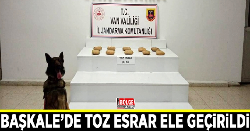 Başkale’de 6 kilo toz esrar ele geçirildi