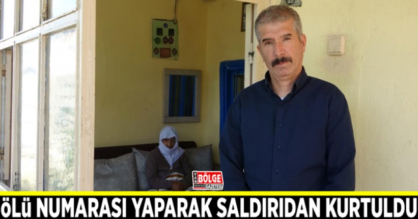 Ölü numarası yaparak saldırıdan kurtuldu