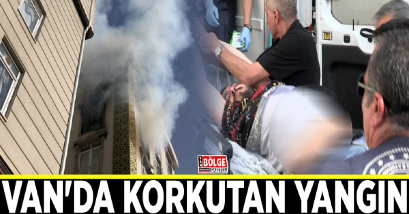 Van'da korkutan yangın