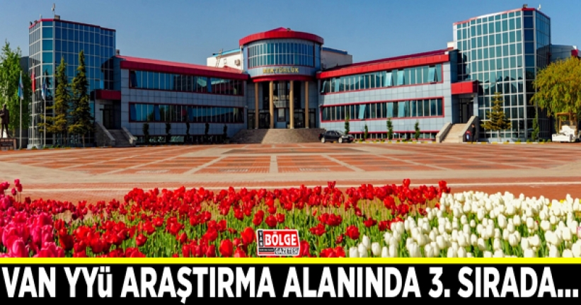 ​Van YYÜ araştırma alanında 3. sırada…