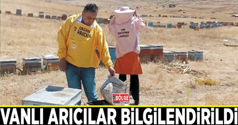 Vanlı arıcılar bilgilendirildi