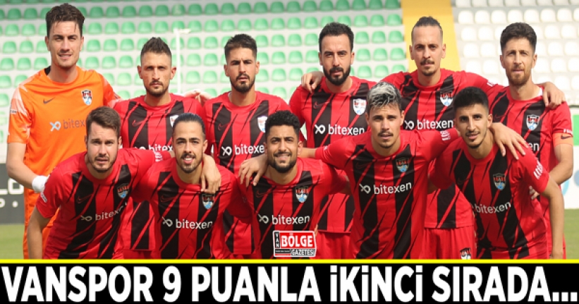 Vanspor 9 puanla ikinci sırada…