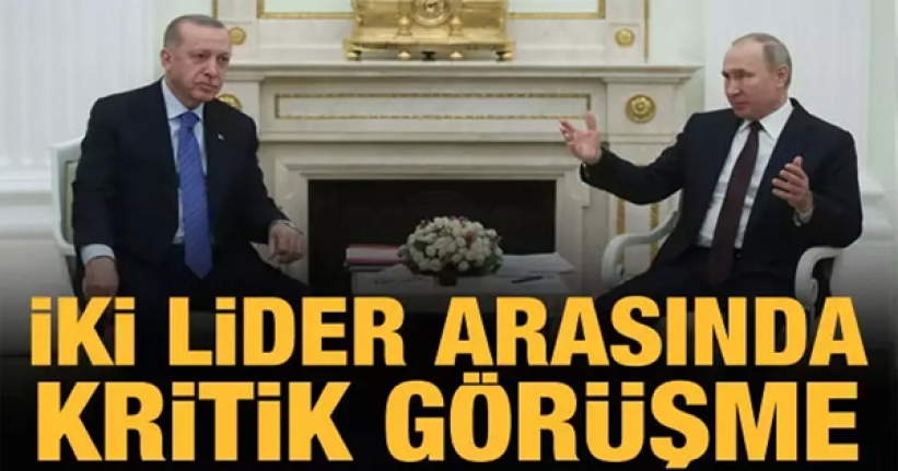 Cumhurbaşkanı Erdoğan, Rusya Devlet Başkanı Putin ile görüştü