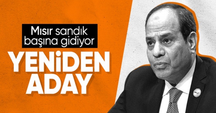 Mısır Cumhurbaşkanı Sisi cumhurbaşkanlığı seçimlerinde yeniden aday