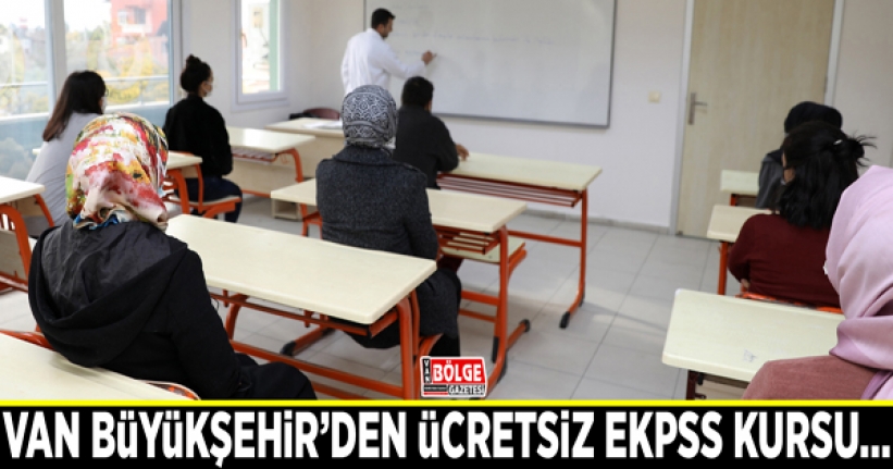 Büyükşehir’den ücretsiz EKPSS kursu…