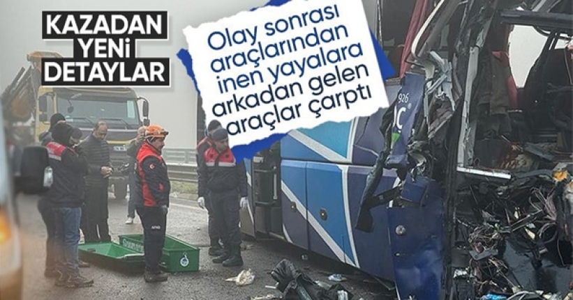 Kuzey Marmara Otoyolu'nda korkunç kaza!