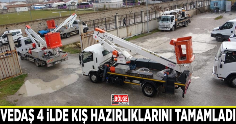 VEDAŞ 4 ilde kış hazırlıklarını tamamladı