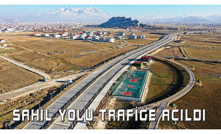 Sahil yolu trafiğe açıldı