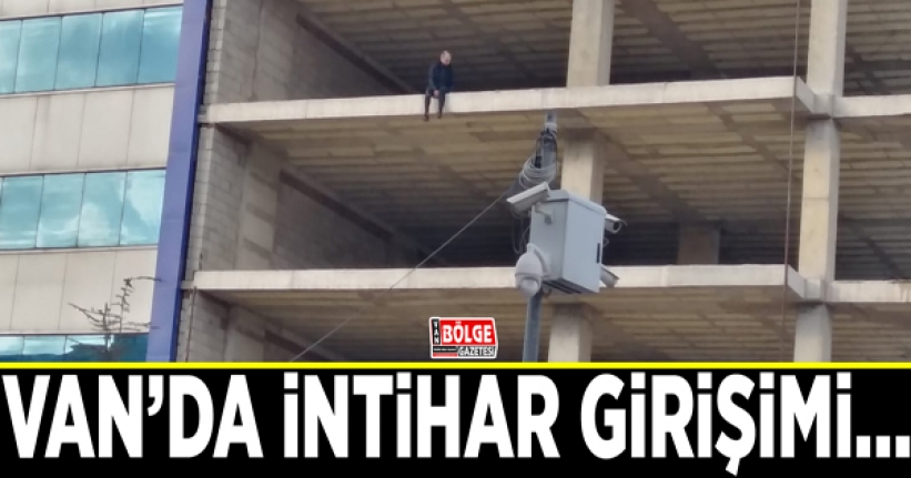 Van’da intihar girişimi…