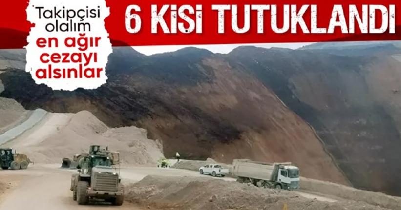 Erzincan'daki maden faciasına ilişkin 6 kişi tutuklandı