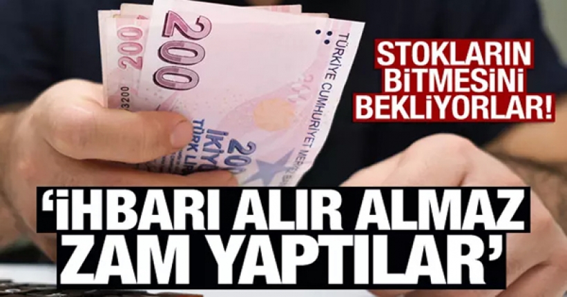 Haberi alır almaz fiyat yükselttiler!