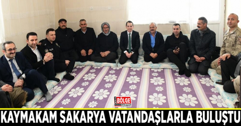 Kaymakam Sakarya vatandaşlarla buluştu