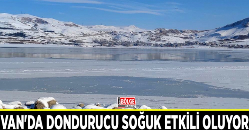 Van'da dondurucu soğuk etkili oluyor