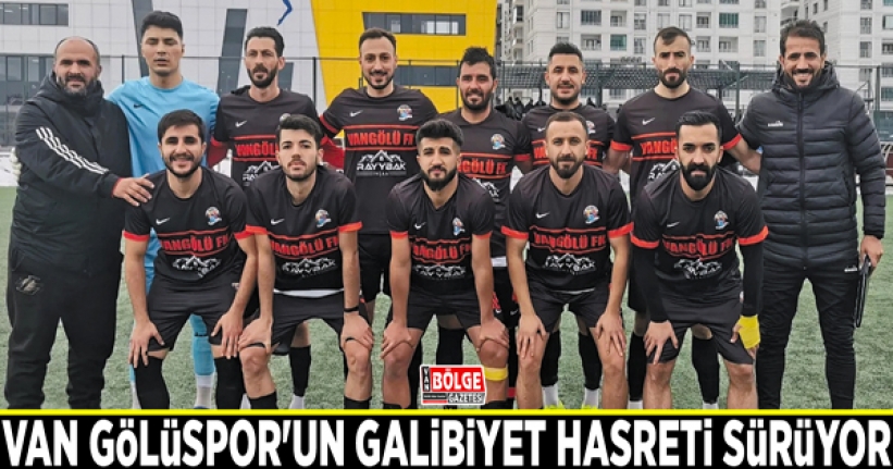 Van Gölüspor'un galibiyet hasreti sürüyor