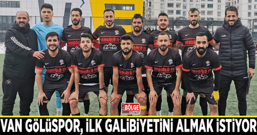 Van Gölüspor, ilk galibiyetini almak istiyor