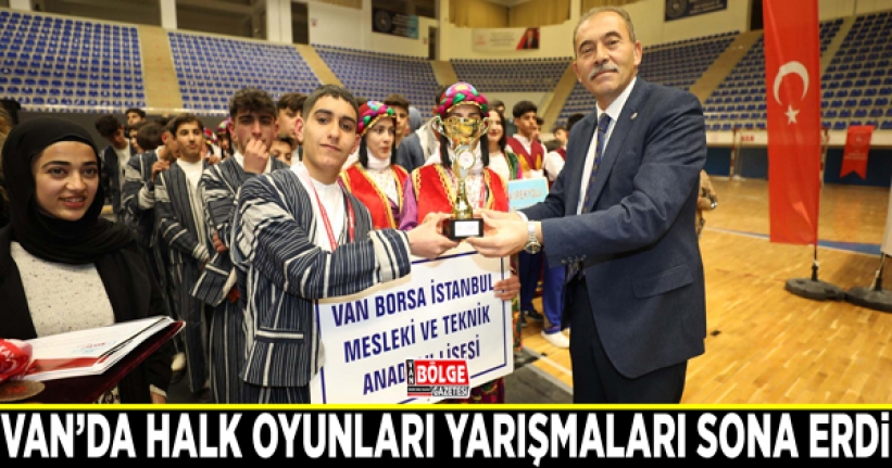 Van’da halk oyunları yarışmaları sona erdi