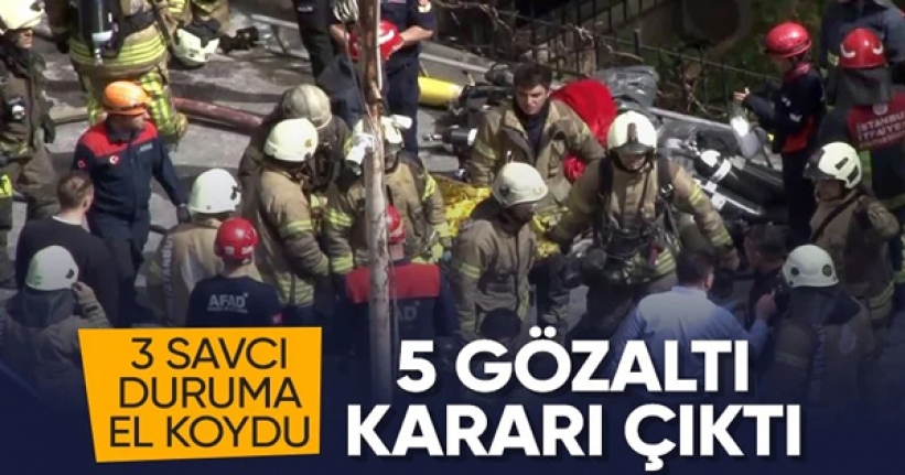 Beşiktaş'ta yangın faciası: Soruşturma başlatıldı