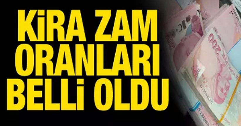 Kira artış oranı belli oldu