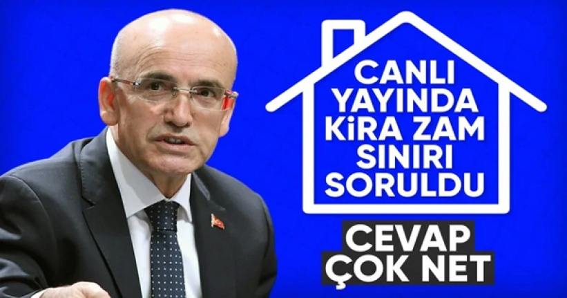 Mehmet Şimşek, kiralarda yüzde 25'lik zam sınırıyla ilgili konuştu