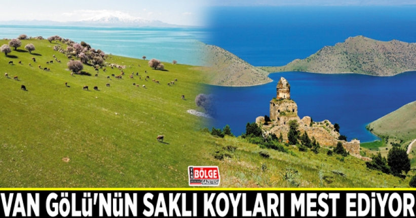 Van Gölü'nün saklı koyları mest ediyor