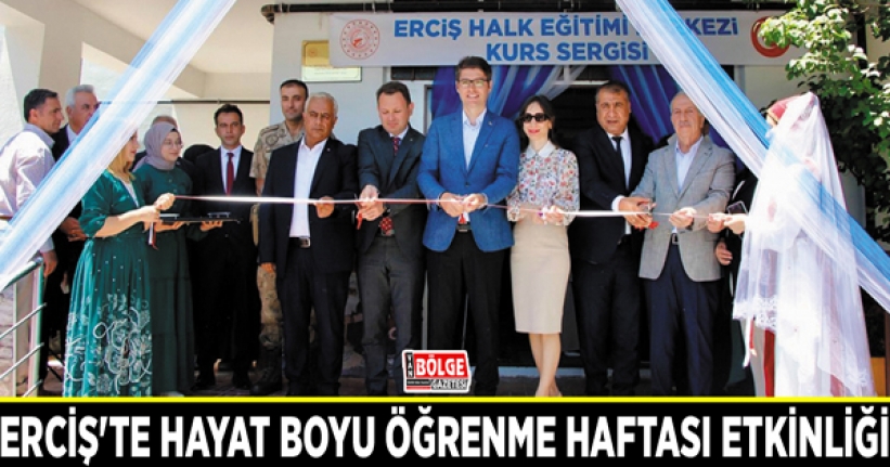 Erciş'te Hayat Boyu Öğrenme Haftası etkinliği düzenlendi