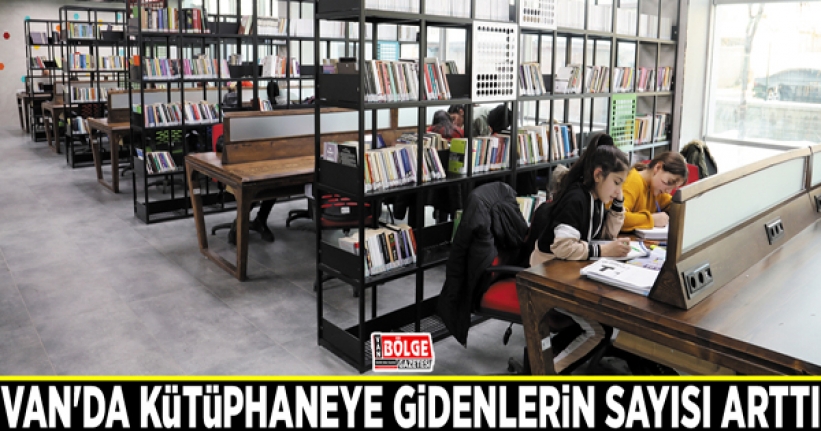 Van'da kütüphaneye gidenlerin sayısı arttı