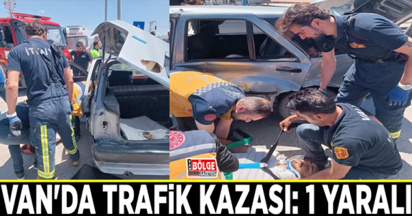 Van'da trafik kazası: 1 yaralı