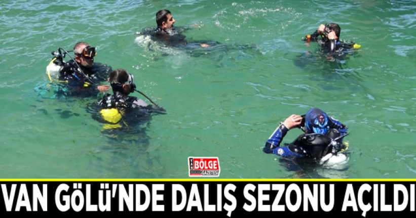 Van Gölü'nde dalış sezonu açıldı