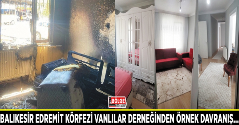 Balıkesir Edremit Körfezi Vanlılar Derneğinden örnek davranış…