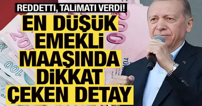 En düşük emekli maaşında dikkat çeken detay!