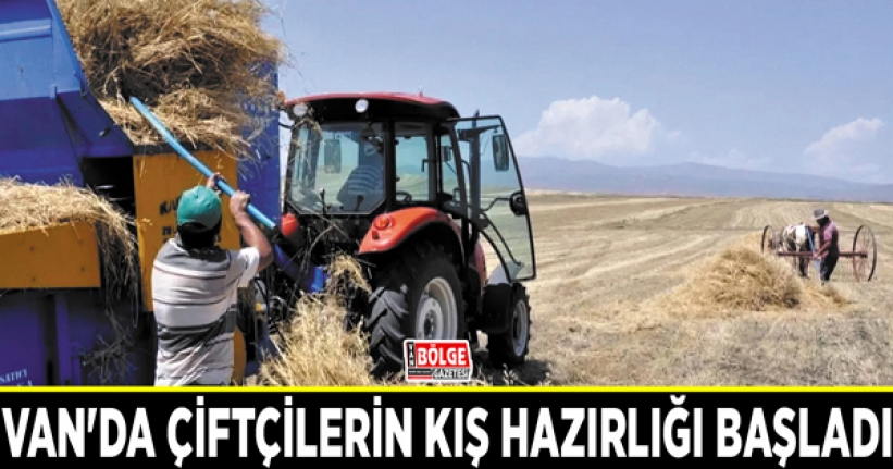 Van'da çiftçilerin kış hazırlığı başladı