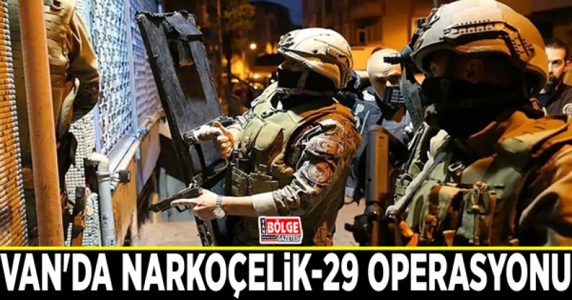 Van'da Narkoçelik-29 operasyonu