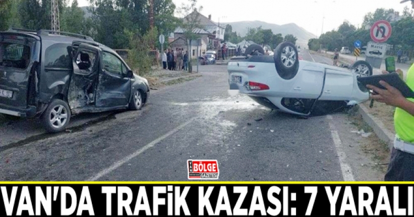 Van'da trafik kazası: 7 yaralı