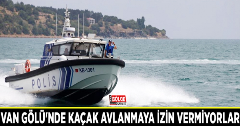 Van Gölü'nde kaçak avlanmaya izin vermiyorlar