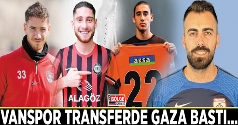 Vanspor transferde gaza bastı…