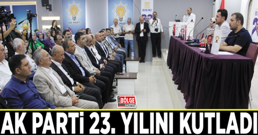 AK Parti 23. yılını kutladı