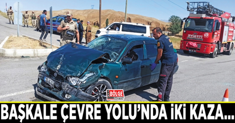 Başkale Çevre Yolu’nda iki kaza…