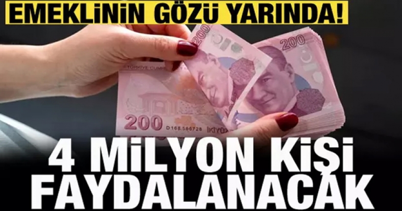 Emeklinin gözü yarında...