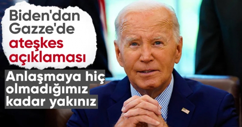 Joe Biden’den Gazze açıklaması