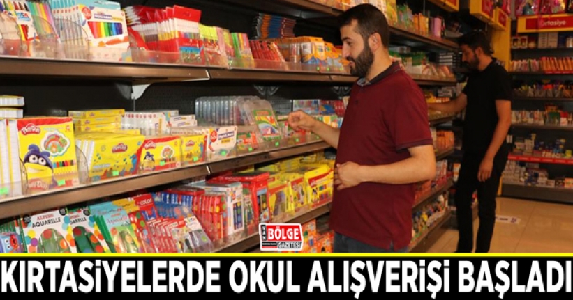 Kırtasiyelerde okul alışverişi başladı