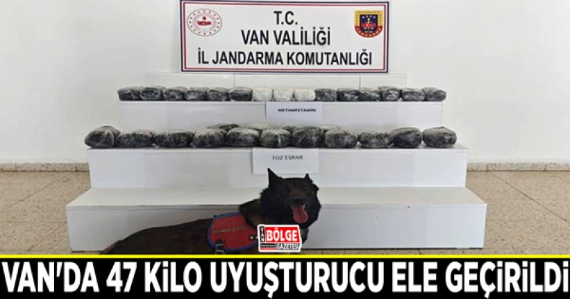 Van'da 47 kilo uyuşturucu ele geçirildi