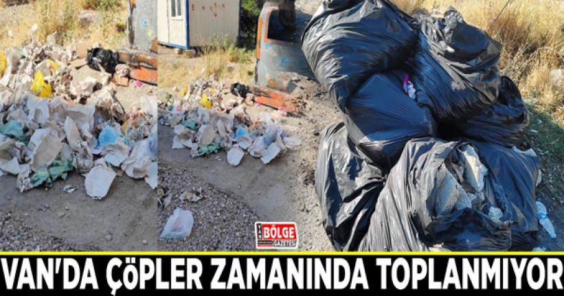 Van'da çöpler zamanında toplanmıyor