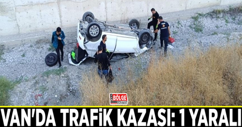 Van'da trafik kazası: 1 yaralı